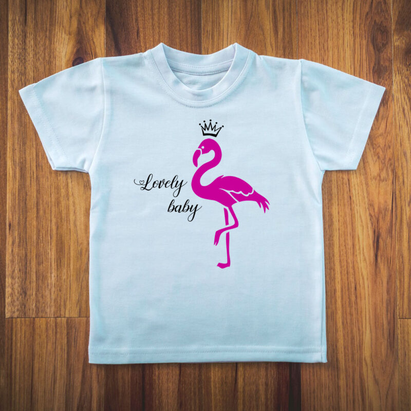 Koszulka dziecięca - Lovely baby, flaming