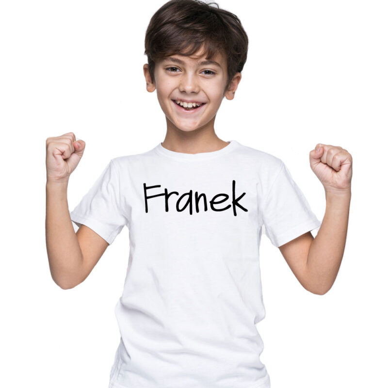 Koszulka dziecięca - do szkoły na WF z imieniem