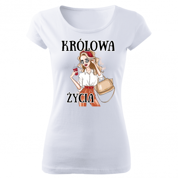 Koszulka damska - Królowa życia