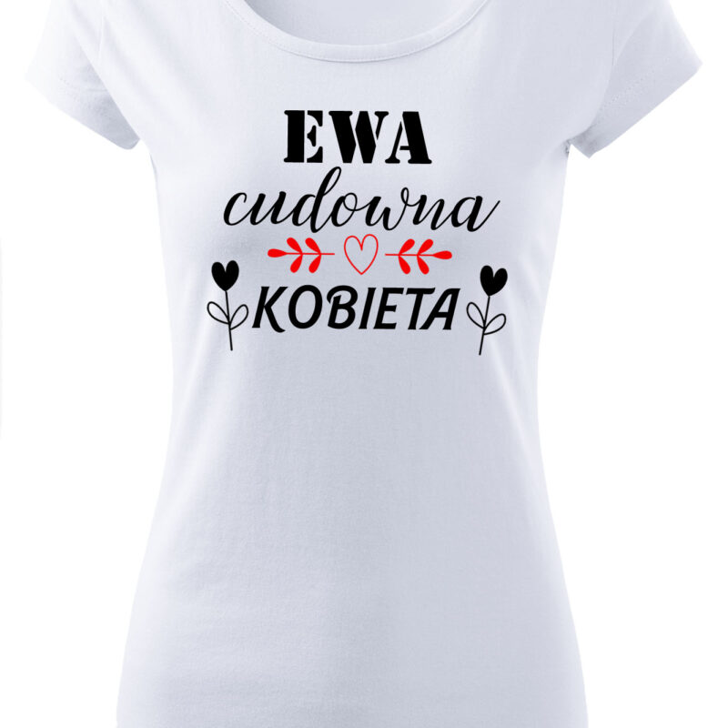 Koszulka damska - Cudowna kobieta z imieniem