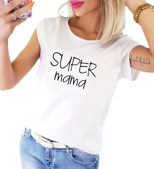 Koszulka damska - Super mama