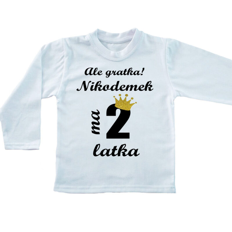 Koszulka dziecięca - Ale gratka mam 2 latka z imieniem