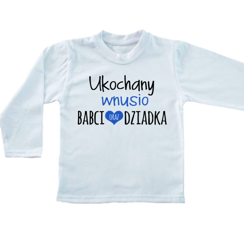 Koszulka dziecięca - Ukochany wnusio babci oraz dziadka