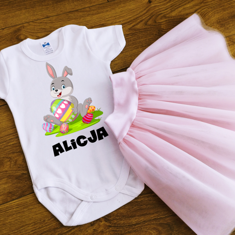 Komplet - Zajączek Wielkanocny z imieniem