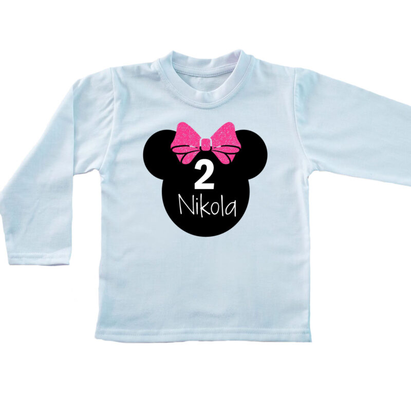 Koszulka dziecięca - 2 urodziny dla dziewczynki z imieniem