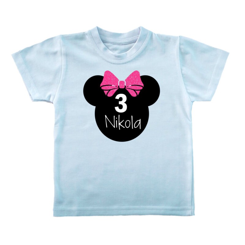 Koszulka dziecięca - 3 urodziny dla dziewczynki z imieniem