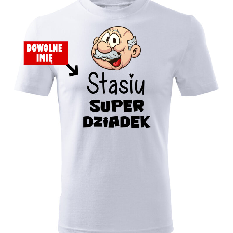 Koszulka męska - Super dziadek